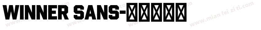 Winner Sans字体转换